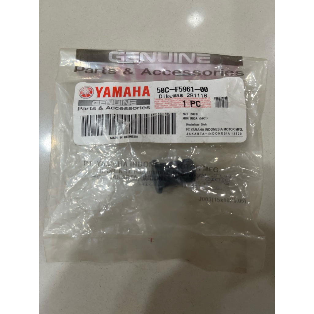 Nut mur baut caliper Master rem belakang new Jupiter mx 50C-F5961-00