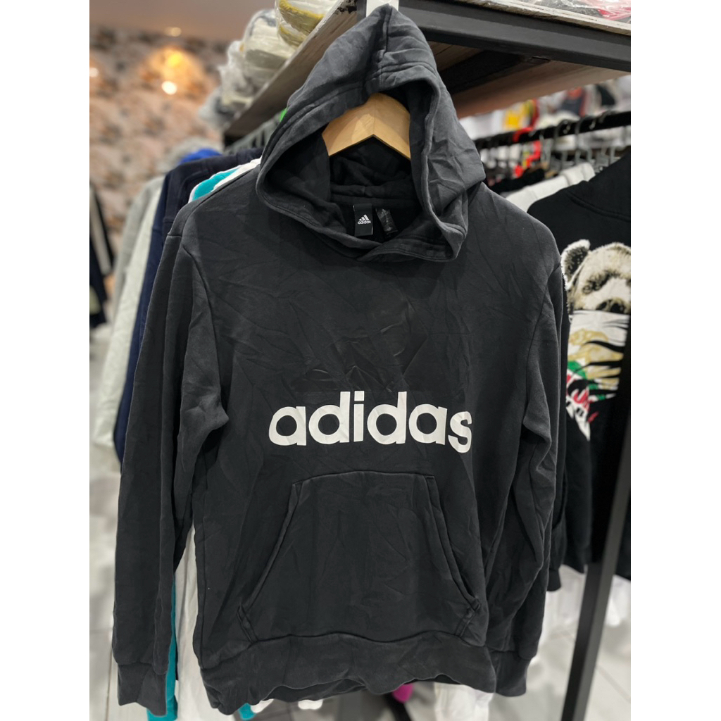 HOODIE ADIDAS BALOK TIGA, HODIE ADIDAS BALOK, HOODIE BIG LOGO, HOODIE VINTAGE, HODIE SECOND BRAND