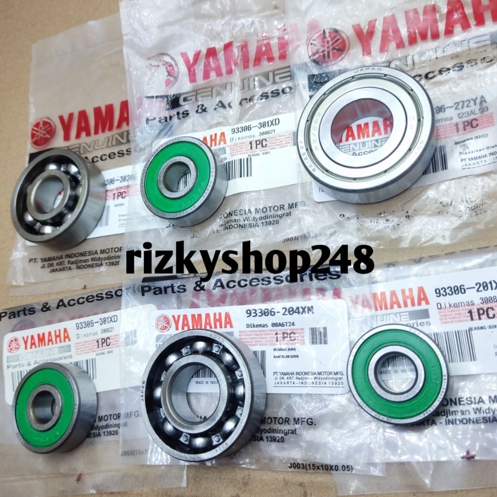 Laher bearing gearbox rasio set mio z mio s mio m3 xride 125 fino 125 soul gt 125 yamaha