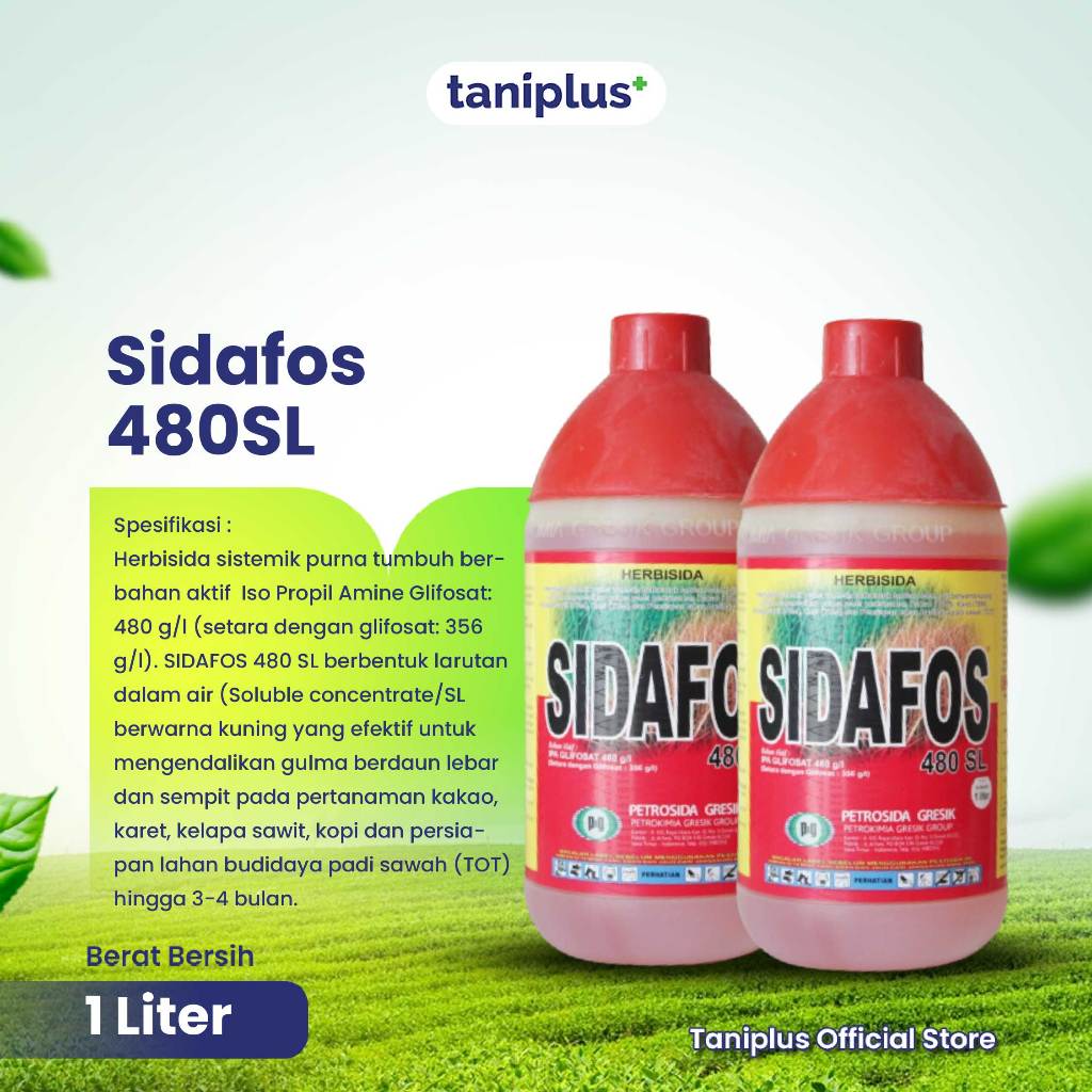 Sidafos  480SL 1 Liter - Herbisida