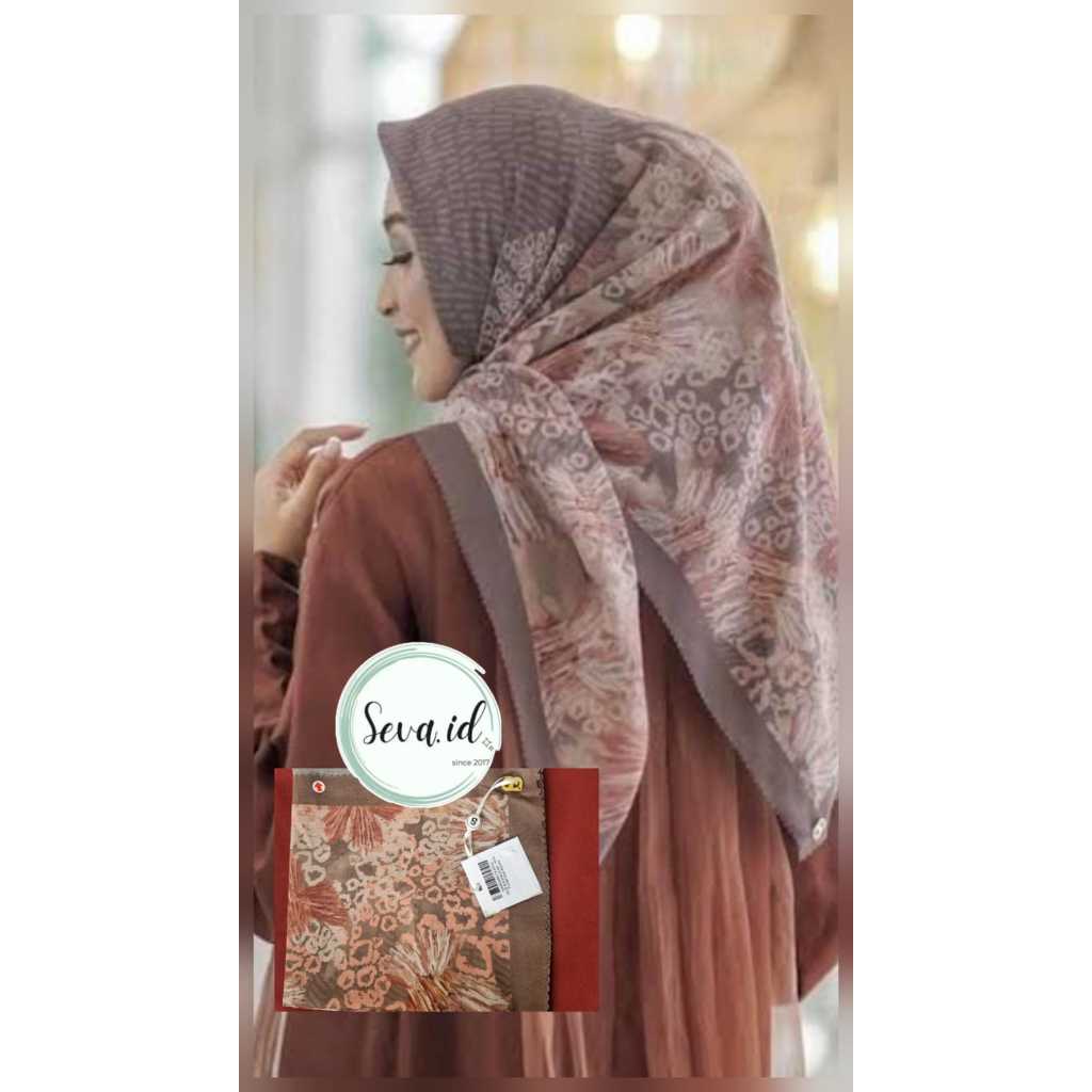 BUTTONSCARVES BS SALE Les Amities Reborn Mocha HIJAB VOAL DEFECT MINOR AS IS MODINITY SALE