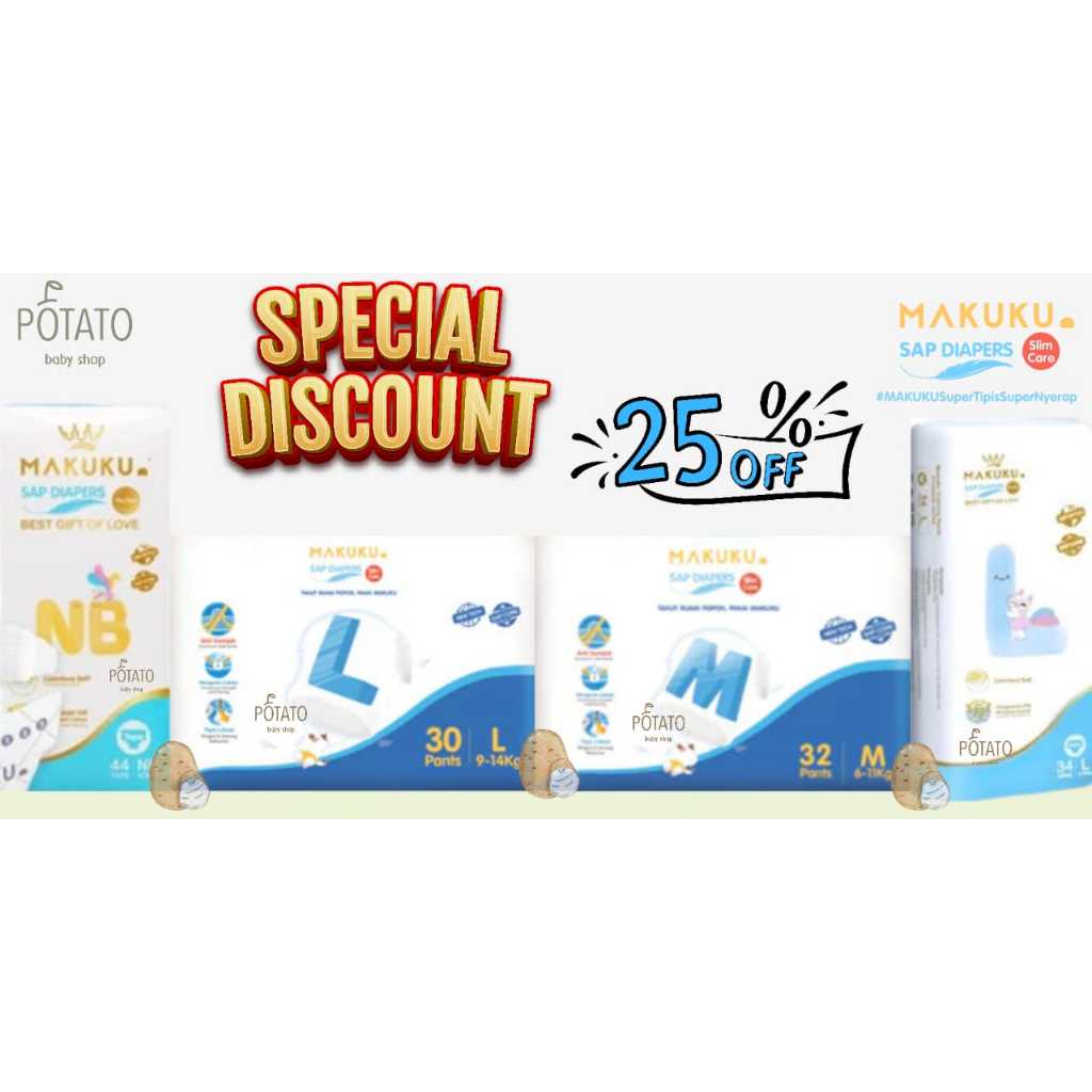 Makuku Air Diapers Premium ProCare - Popok Makuku Premium | Diaper Anak