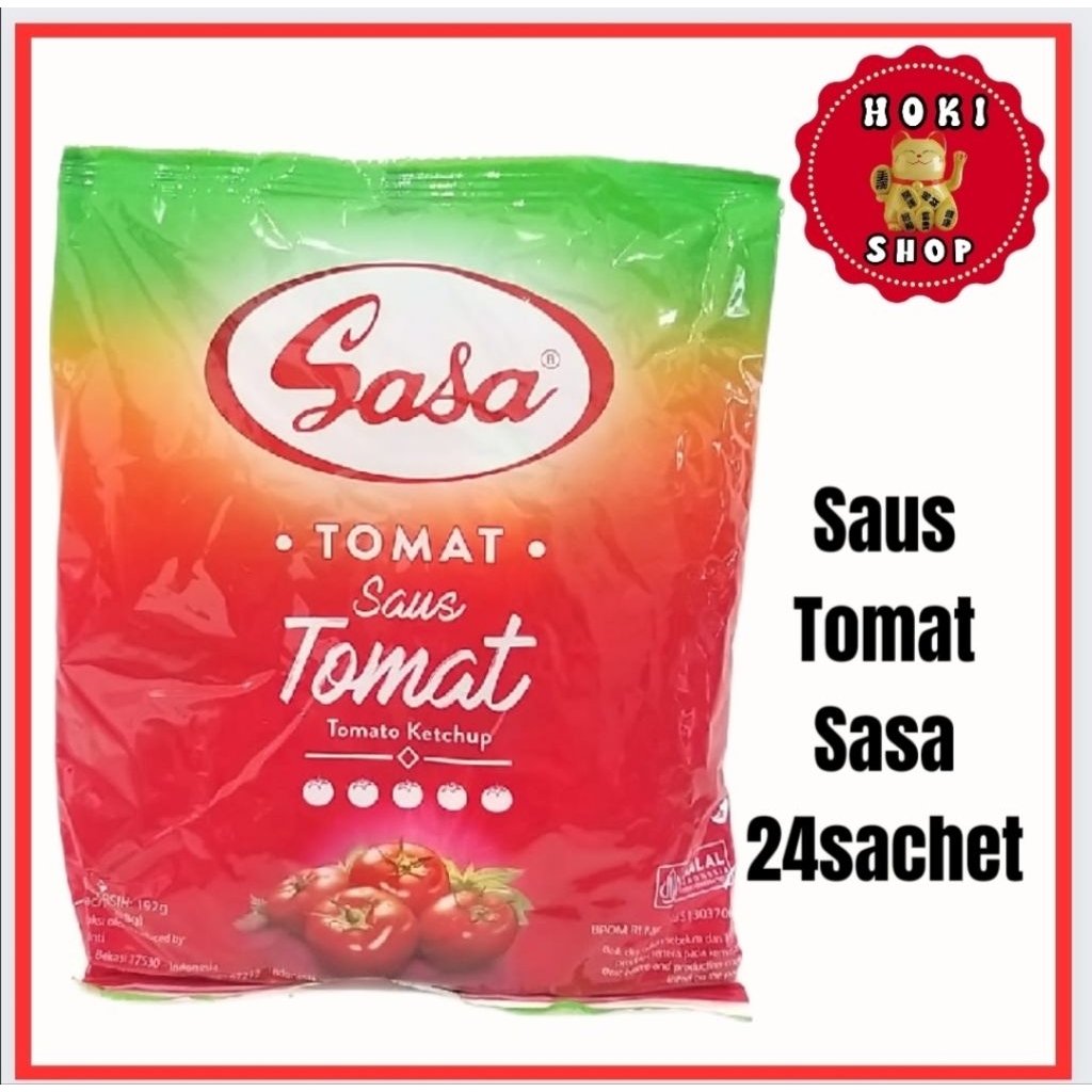 Sasa Saus Tomat Sachet isi 24pcs @8g / Sasa Tomat Sachet / Saus Sasa / Saos Sasa / Tomat Sasa