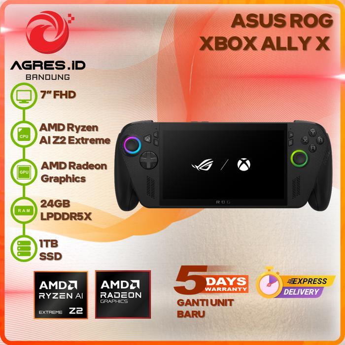 ASUS ROG XBOX ALLY X RYZEN AI Z2 EXTREME 24GB 1TB 7" FHD IPS 120HZ 100SRGB TOUCH