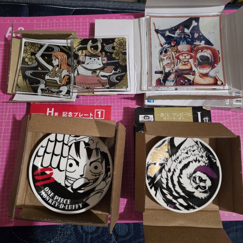 one piece ichiban kuji ikuji piring kecil lepek official merchandise