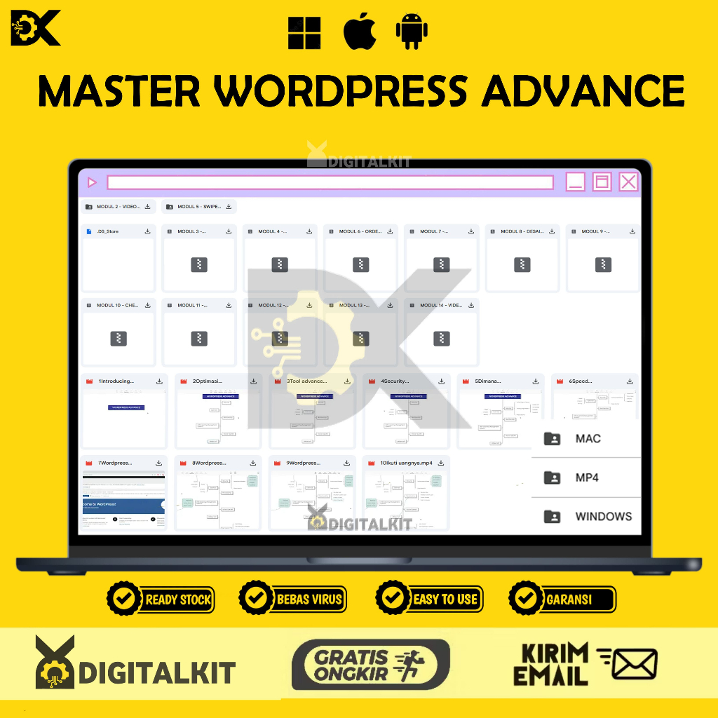 [T0502] Master WordPress Advance | Panduan Lengkap Membangun Website Profesional