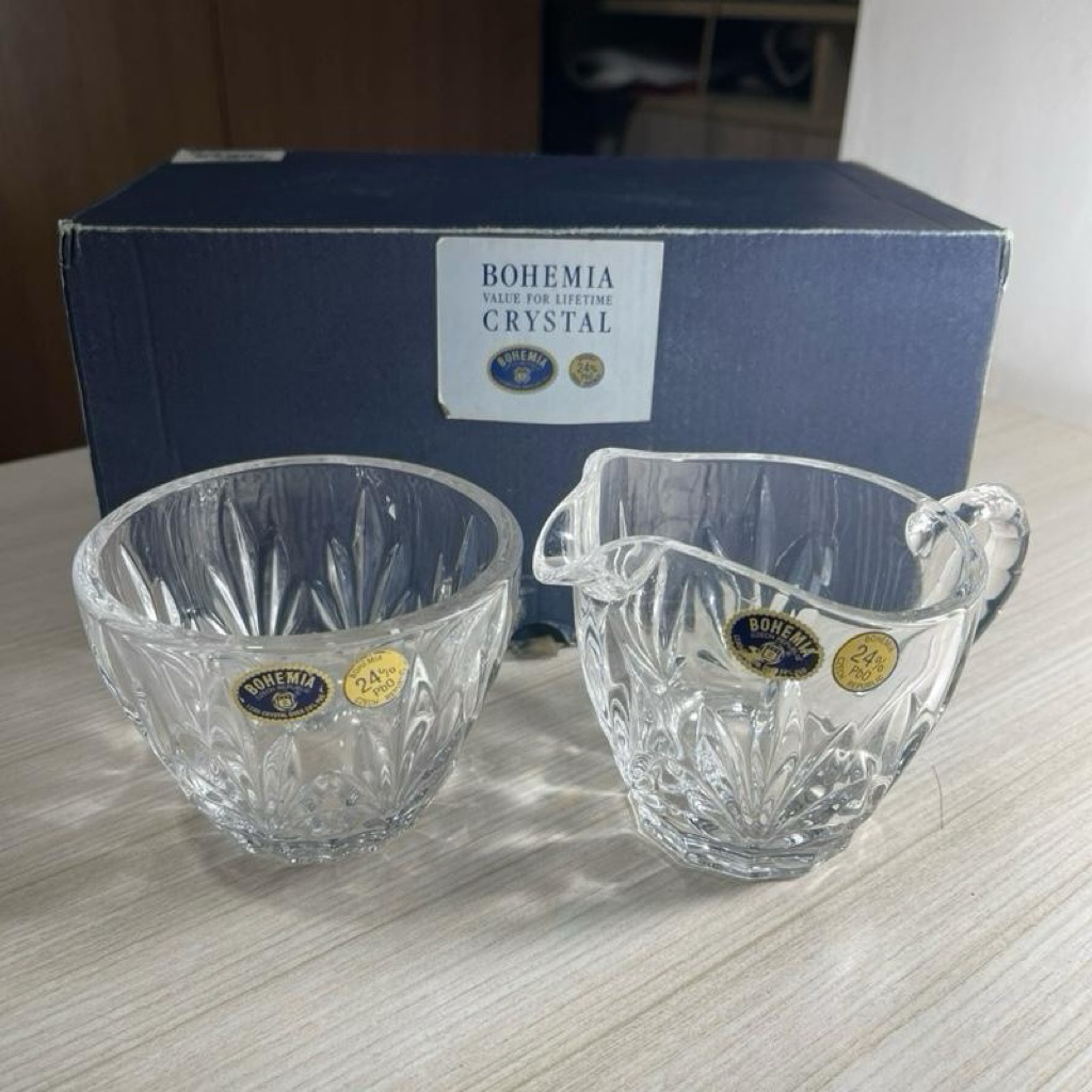 Bohemia Crystal Tea Set. Czech Republic