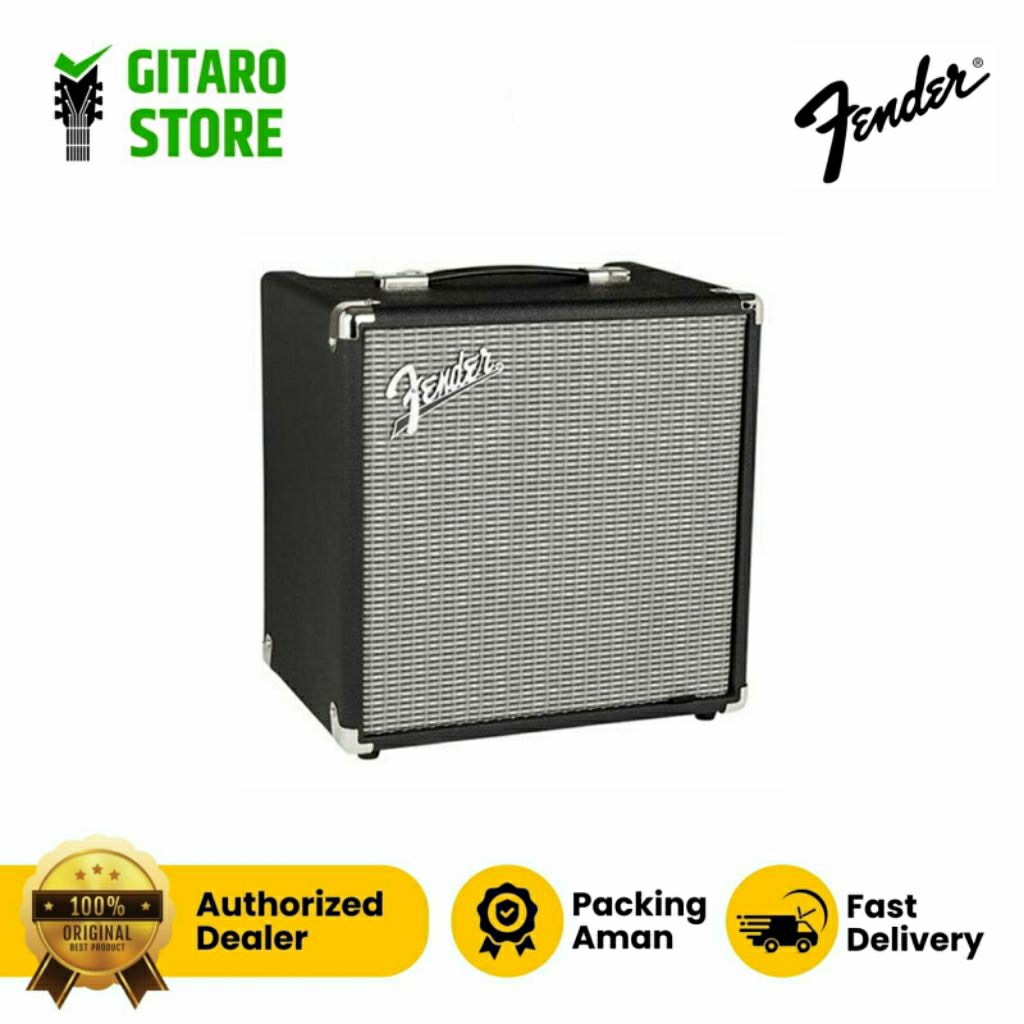 Amplifier Ampli Gitar Fender Rumble 25 V3 Bass Combo Amplifier Ori