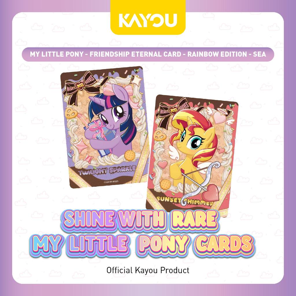 KAYOU My Little Pony Friendship Eternal Card Rainbow Edition Sea Collectible Card Game / Kartu Kolek