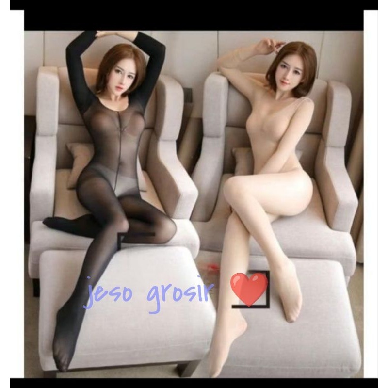 Baru ✅ JESO stoking full body warna kulit stoking full badan stoking open croth オ