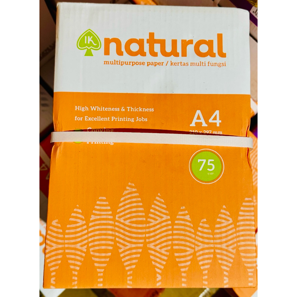 kertas HVS A4 NATURAL (1 DUS/5 RIM)