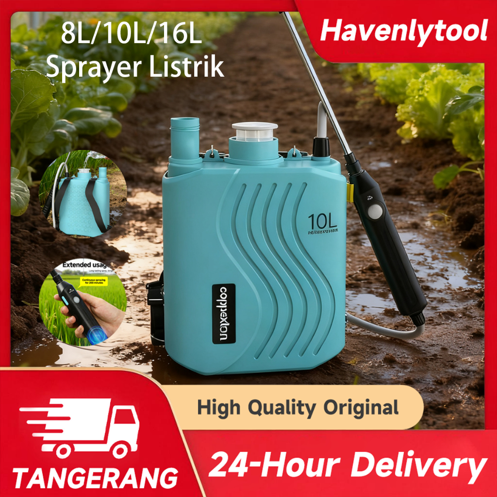 Havenlytool Sprayer Listrik 8/10/16 Liter Alat Semprot Pertanian Tanaman Semprot Pertanian Ransel Li