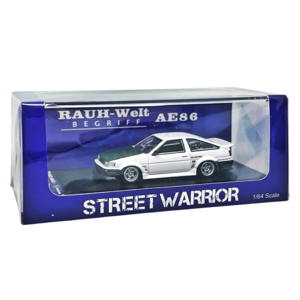 Street Weapon 64 RWB Widebody AE86 Levin White