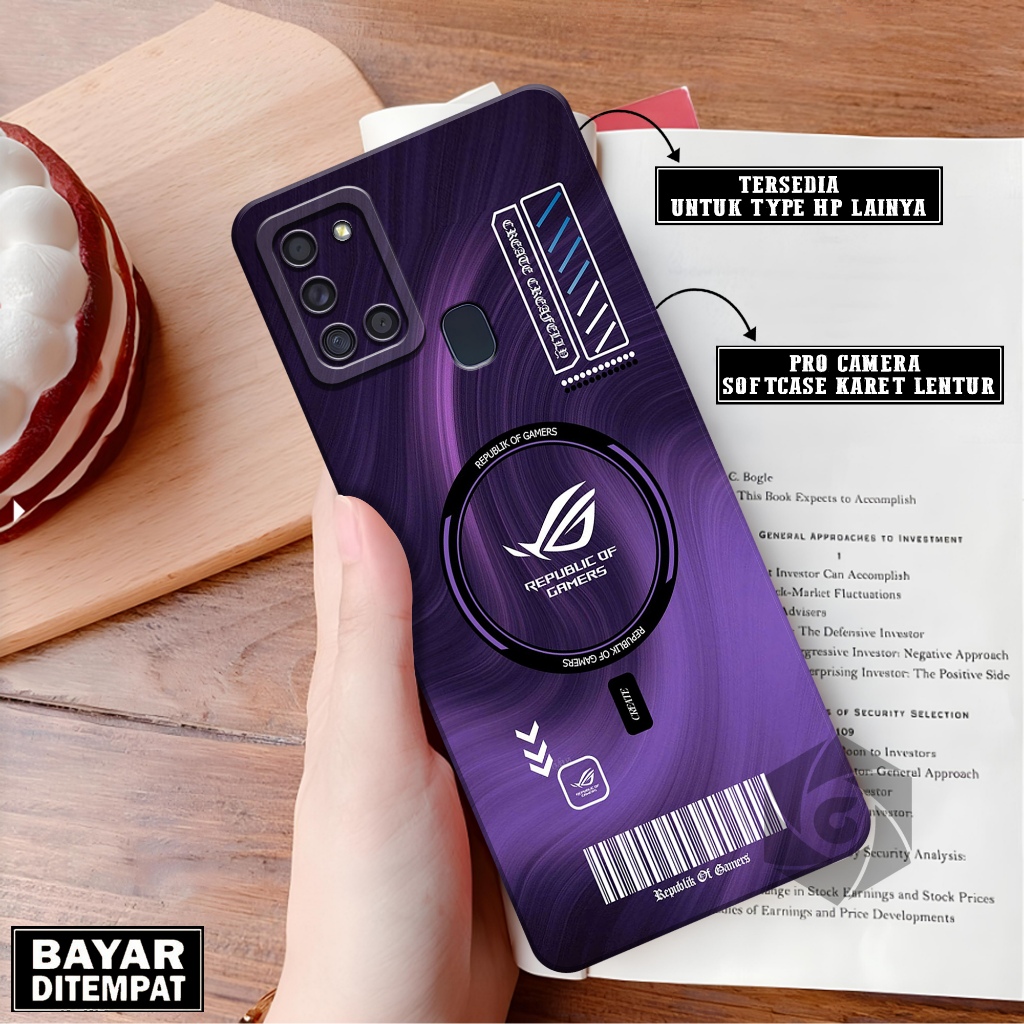 Softcase SAMSUNG GALAXY A21S - Fashion Case Game - Case SAMSUNG GALAXY A21S - Pro Camera - Kesing SA