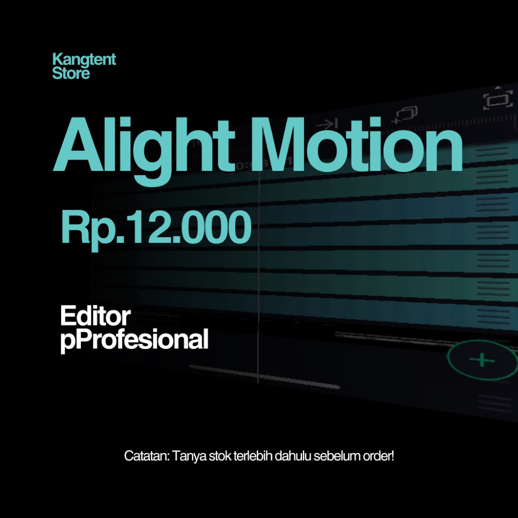 Alight Motion Pro 1 Tahun - No Watermark | Efek Premium | Full Unlock
