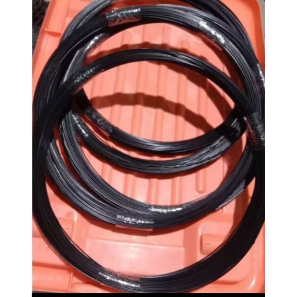 jeruji fiber hitam import 2mm 50mtr