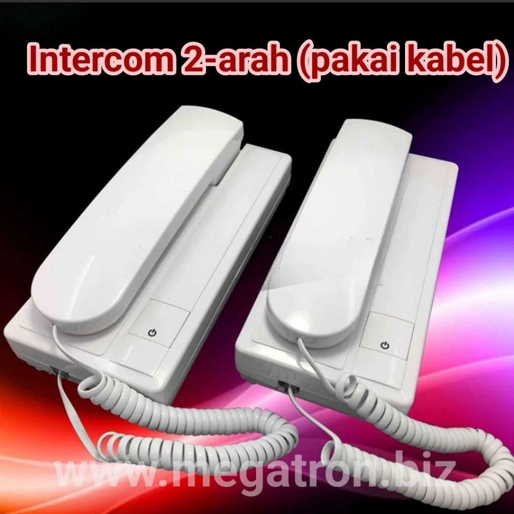 Intercom - Komunikasi 2 Arah Menggunakan Kabel Telpon