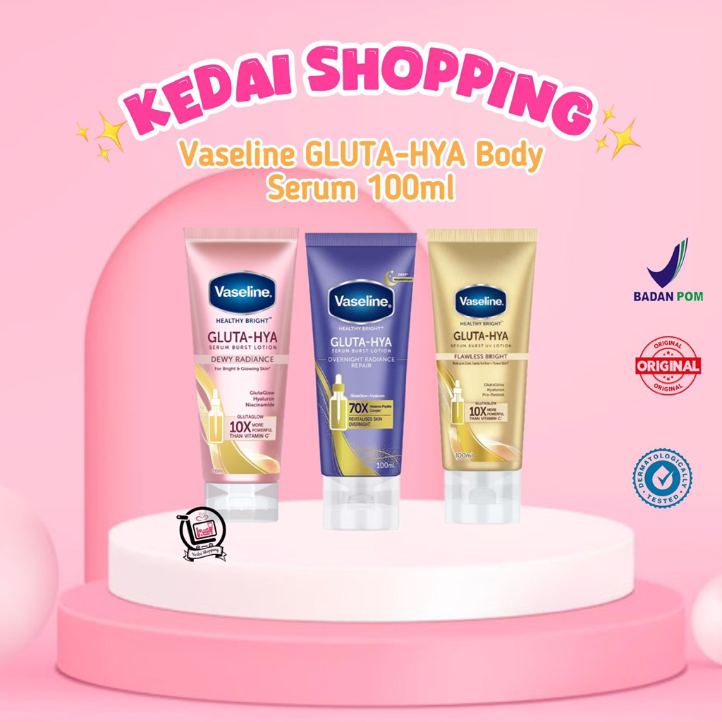 VASELINE GLUTA HYA BODY SERUM 100ML BODY SERUM VASELINE
