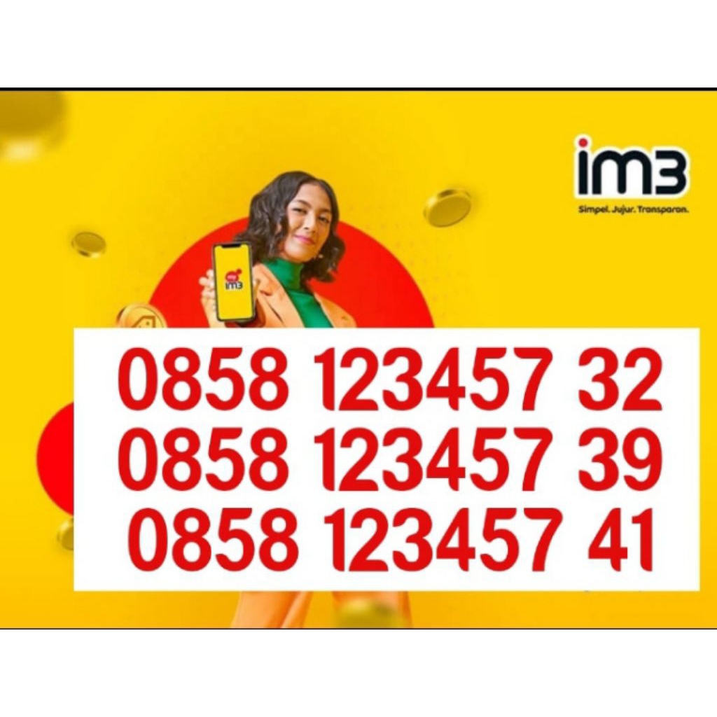 nomor cantik Indosat super syantik urut naik jos