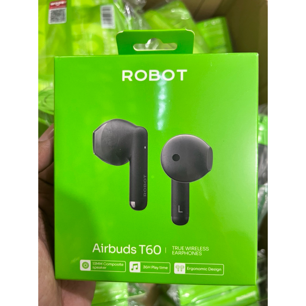 ROBOT Headset Bluetooth Earbuds Robot T60 TWS