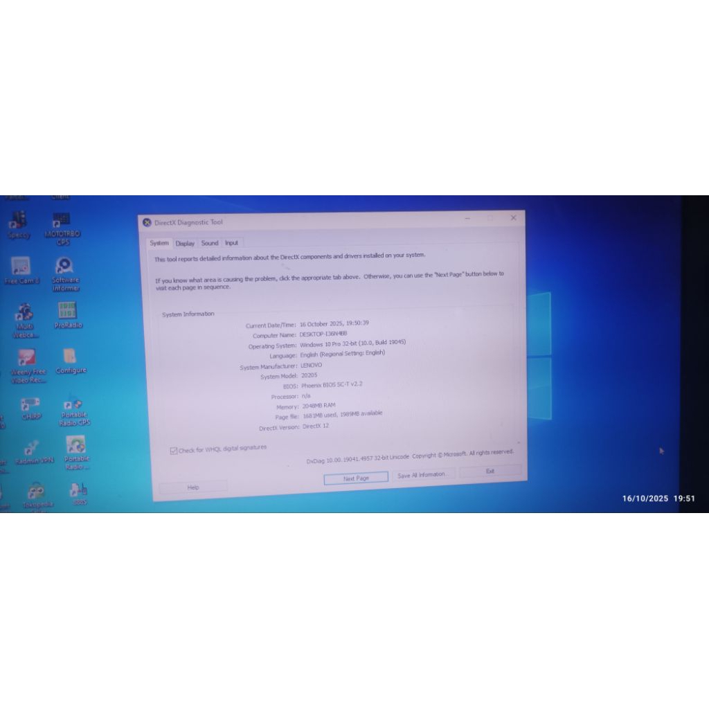 laptop Lenovo B490 Intel Celeron ram2/320gb ssd