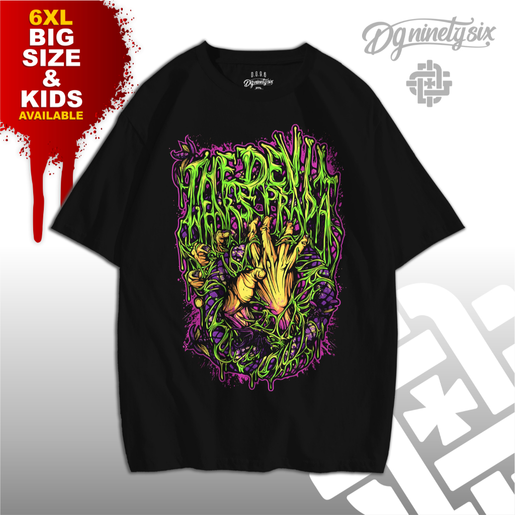 Kaos Band TDWP / kaos the devil wears prada / t shirt tdwp / t shirt band oversize / kaos musik / ka