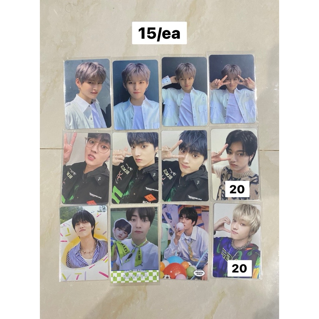 photocard album only treasure haruto yoshi doyoung the second step tss digipack the first step magaz