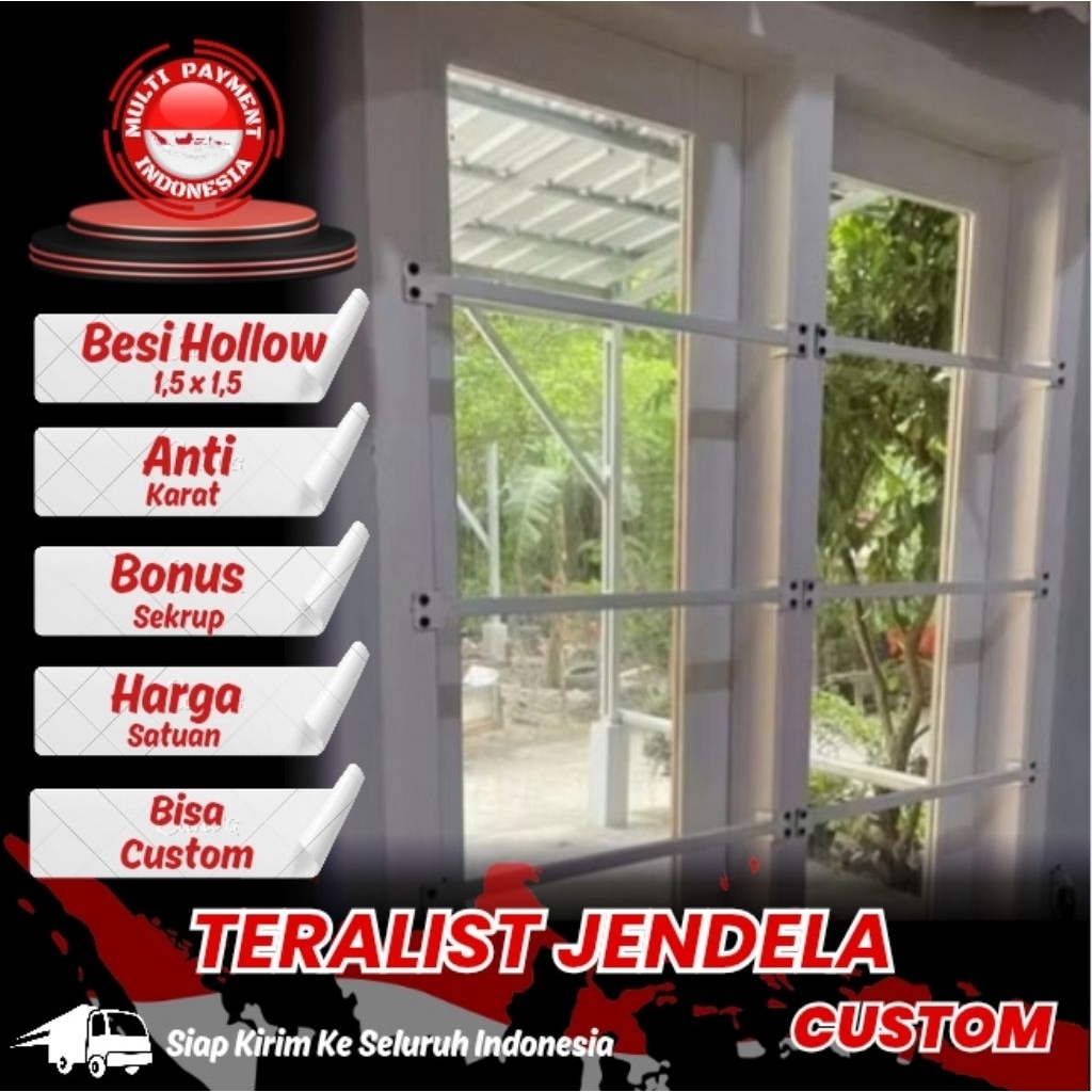 TERALIS TRALIS JENDELA BATANGAN CUSTOM