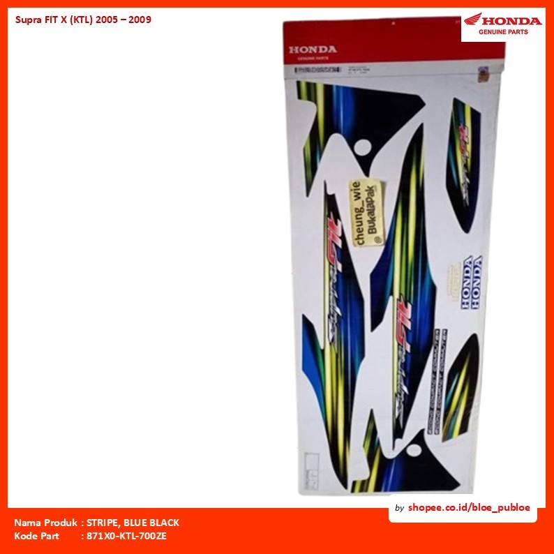 STRIPE, BLUE BLACK/871X0KTL700ZE