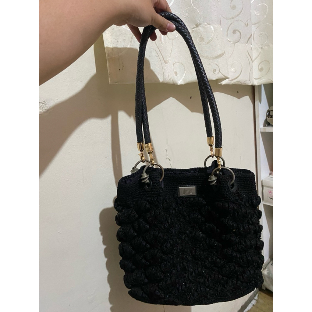 (PRELOVED) Dowa Tas Bahu Shoulder Bag Hitam