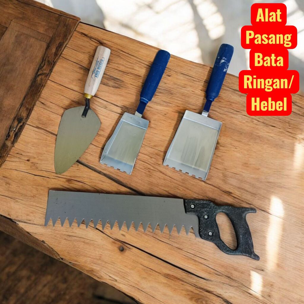 Promo Murah - Cetok Hebel Standart / Cetok Hebel Jumbo / Gergaji Hebel / Sendok Semen Galur Asli Baj