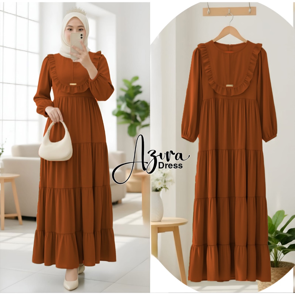 Gamis Remaja Korean Sytle - Gamis Crinkle Airflow Premium - Gamis Muslim