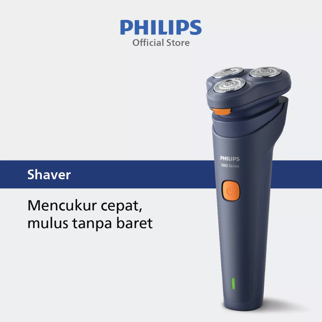 PHILIPS | Shaver S1880/00 | Orange | Alat Cukur Electric | Cukur Basah & Kering | Pisau Powercut | B