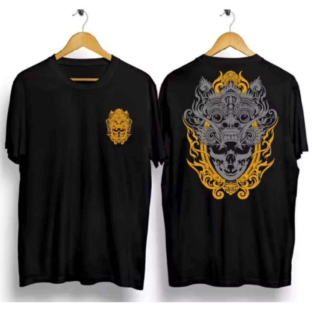 Kaos T-shirt _ BARONG BALI _ Unisex Kaos Distro Peria/Wanita kekinian