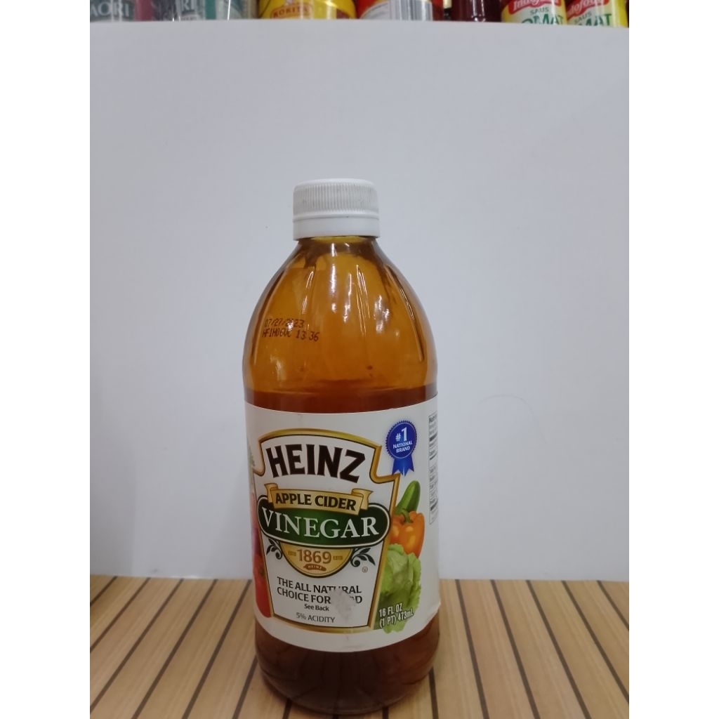CUKA APEL SW APPLE CIDER VINEGAR 473ML / CUKA APEL HEINZ APPLE CIDER VINEGAR 473ML / CUKA APEL