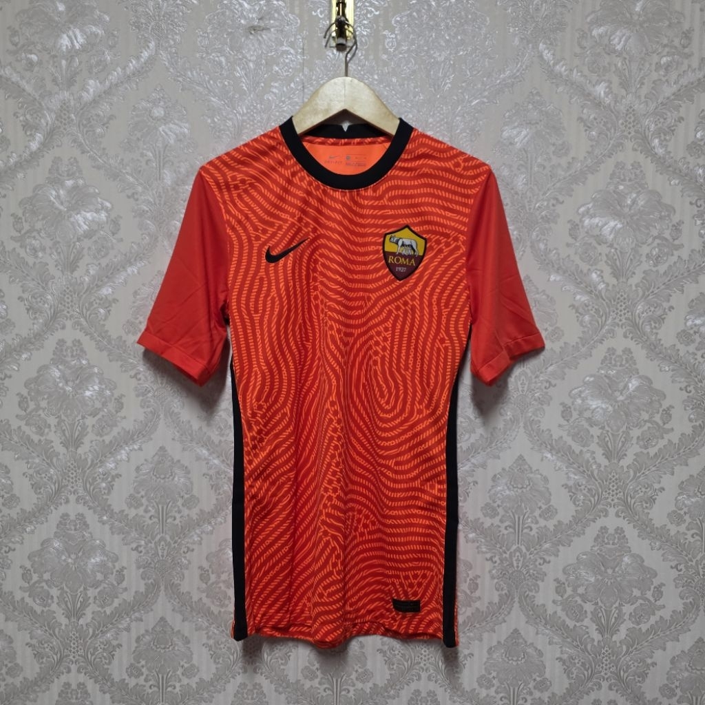 NK AS ROMA MEN'S GOAL KEEPER SHORT SLEVEES DRI-FIT FOOTBALL AUTHENTIC SHIRT PLAYER ISSUE - CI3566 80