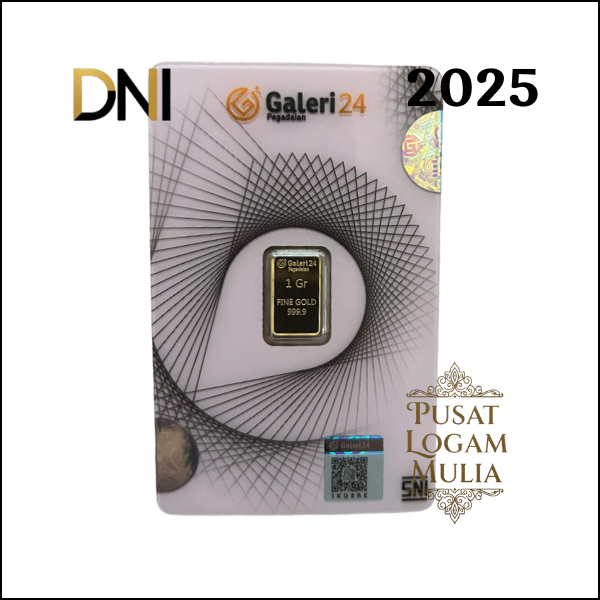Logam Mulia Galeri24 Emas 1 Gram 999.9% Certicard