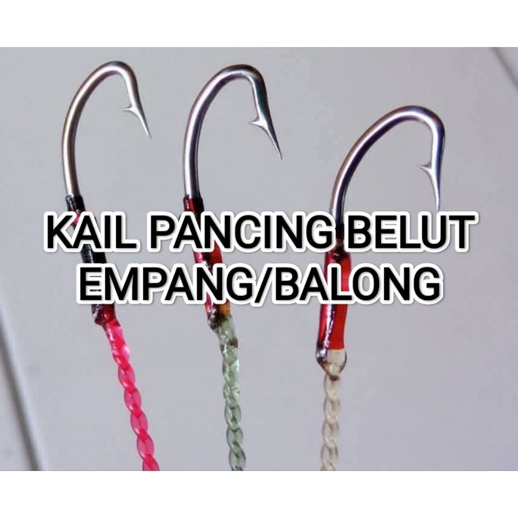 KAIL PANCING BELUT KHUSUS EMPANG/BALONG MODEL PARANG, BAHAN BAJA HITAM ANTI KARAT