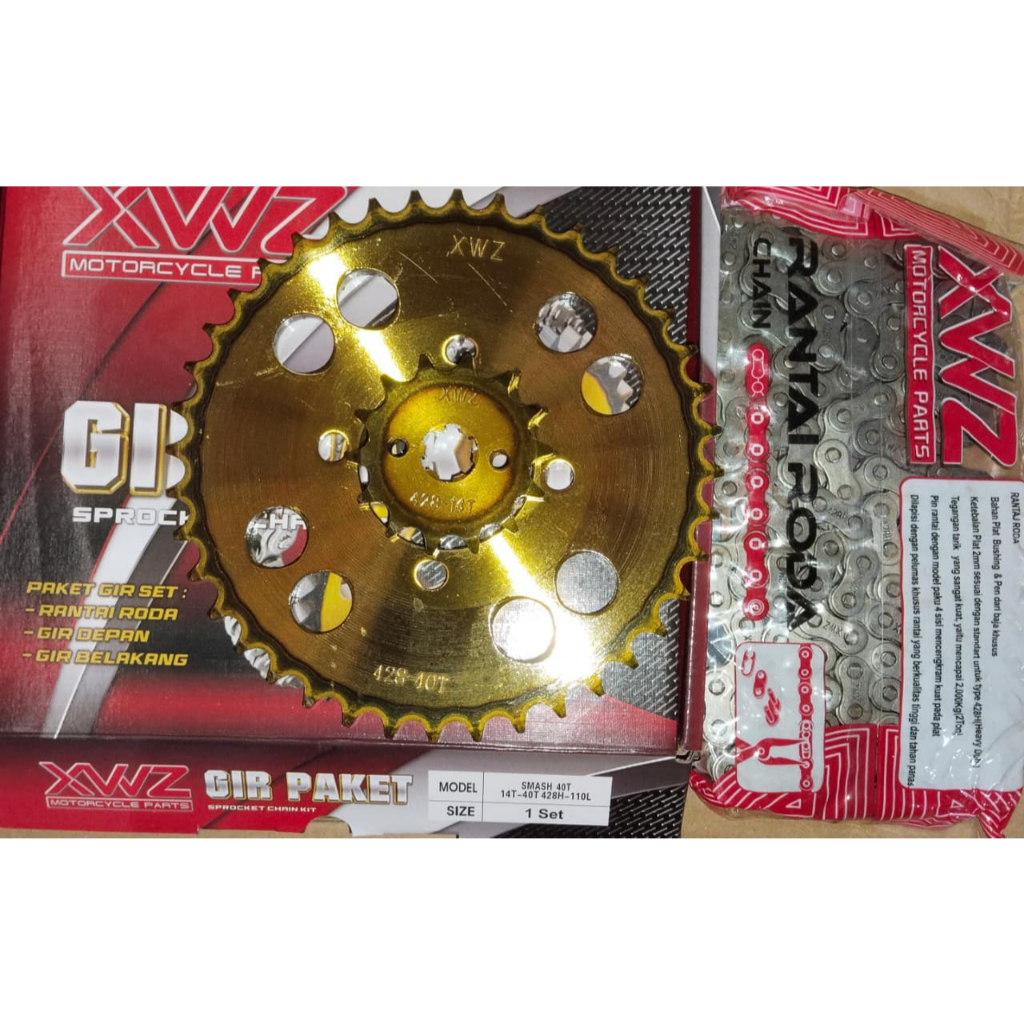 GEAR GIR SET GIR PAKET SMASH 40T