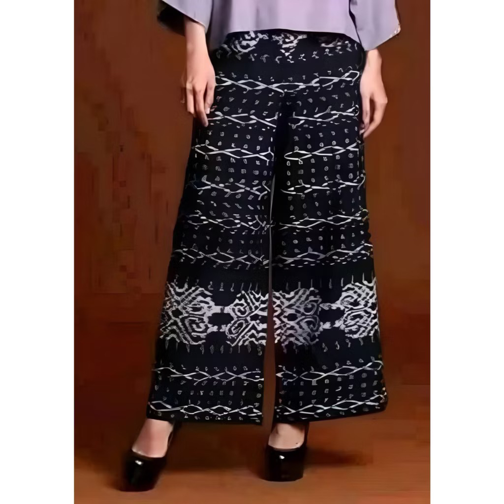 celana kulot tenun - kulot tenun wanita - celana tenun wanita - bawahan tenun wanita