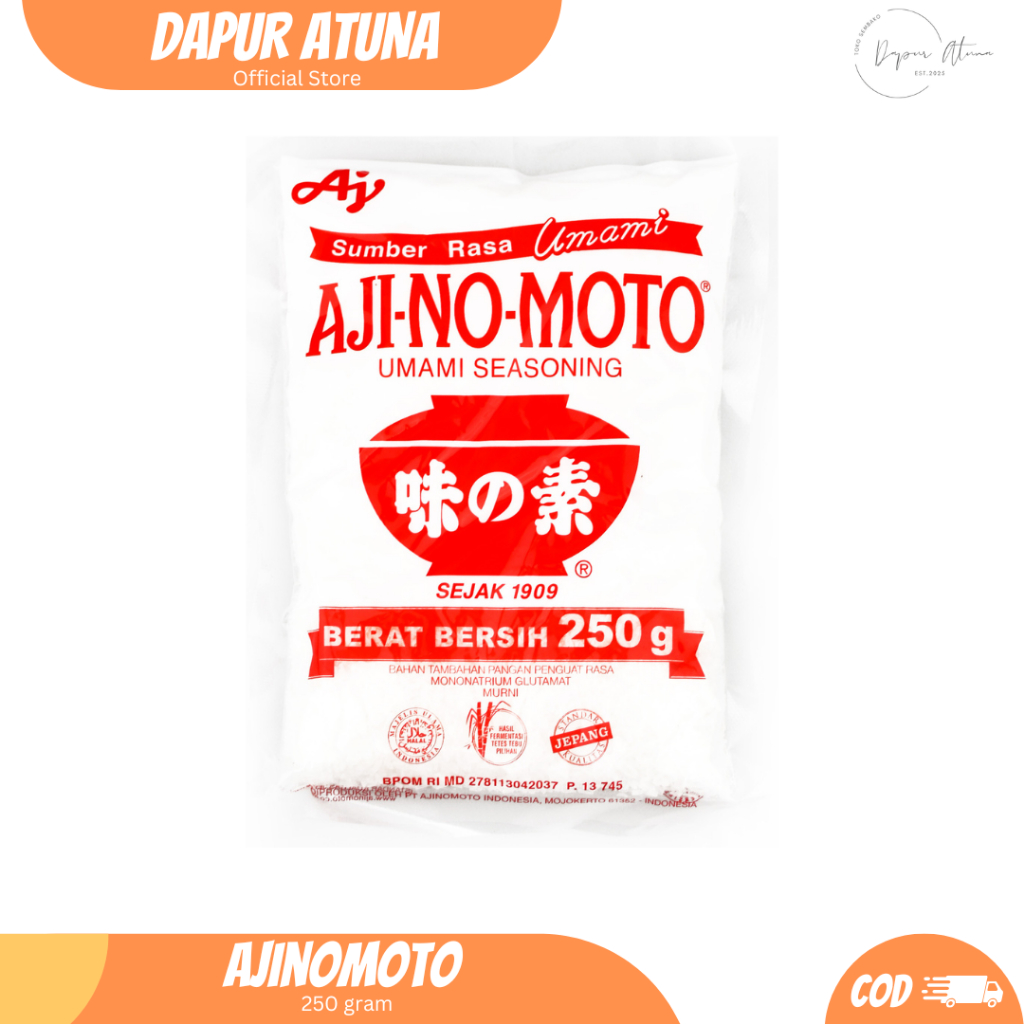 Ajinomoto 250gram/pitsin ajinomoto 250 gram