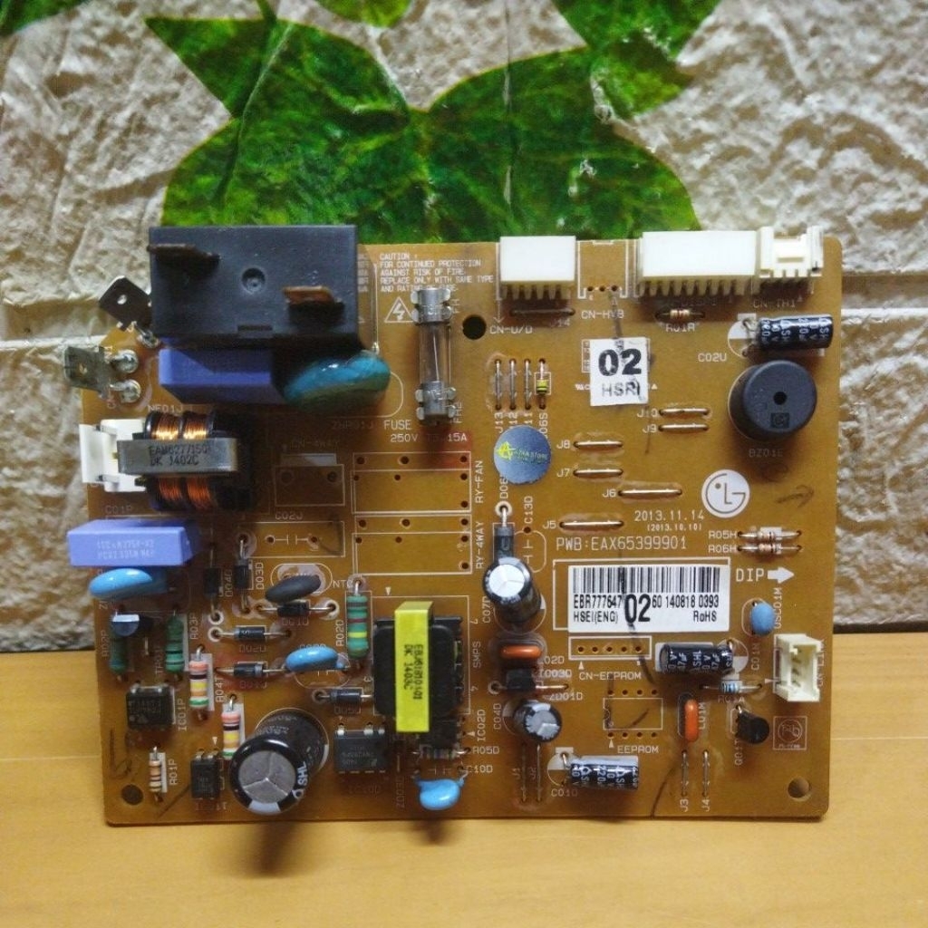 PCB modul indoor AC LG 1/2pk-1pk LG T NLA soket putih