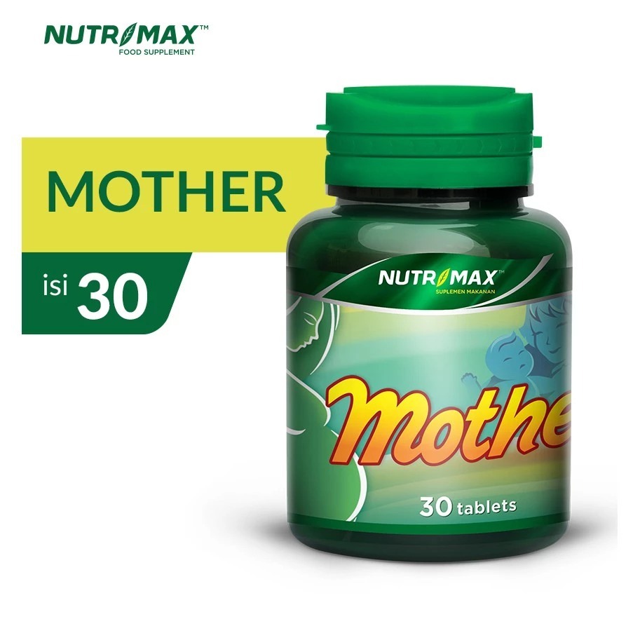 Nutrimax Mother 30 Tablet Vitamin Dan Mineral yang Dibutuhkan Oleh Ibu Pada Masa Kehamilan Dan Menyu