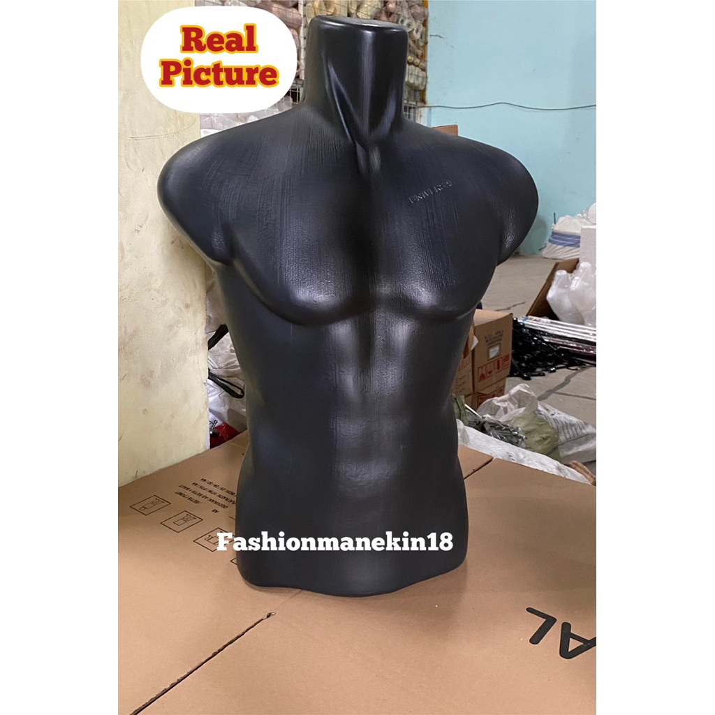 MANEKIN PRIA DEWASA SETENGAH BADAN + PATUNG BAJU PRIA + DISPLAY BAJU PRIA KAOS KEMEJA JAKET