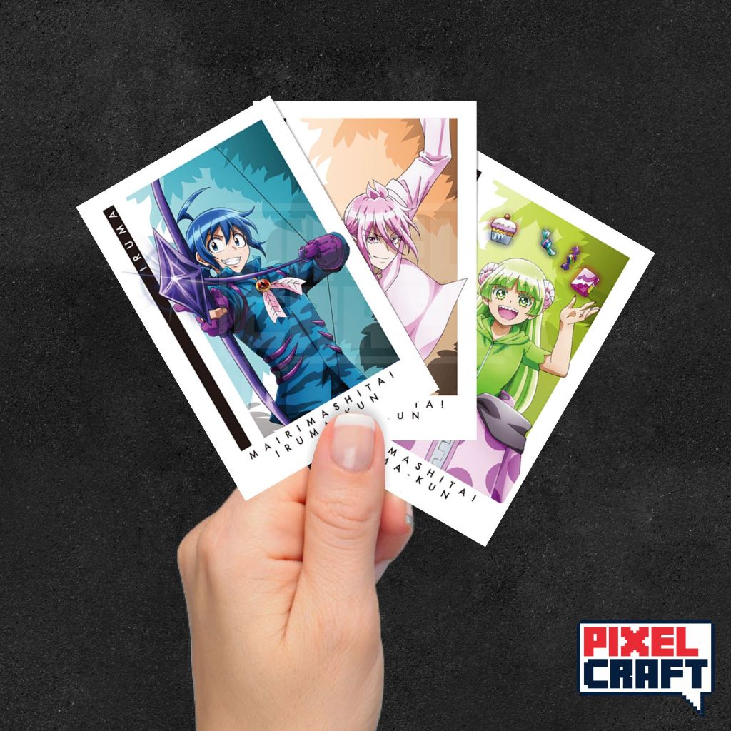 Polaroid Karakter Anime Mairimashita Iruma-kun (BYT)