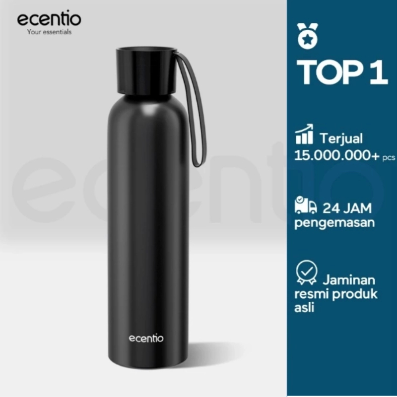 ecentio botol air Minum 615ml Tumbler BPA FREE