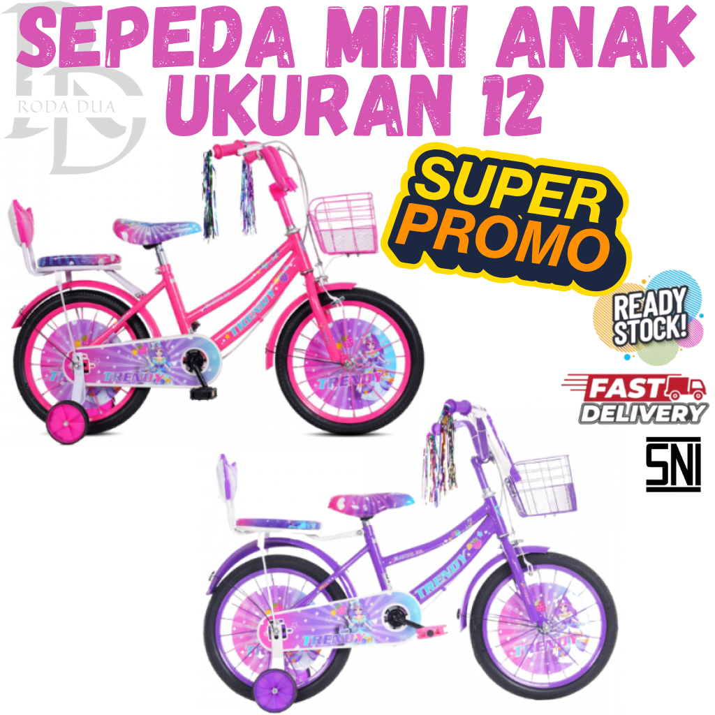 SUPER PROMO  SISA DISPLAY TOKO SEPEDA MINI ANAK UKURAN 12"