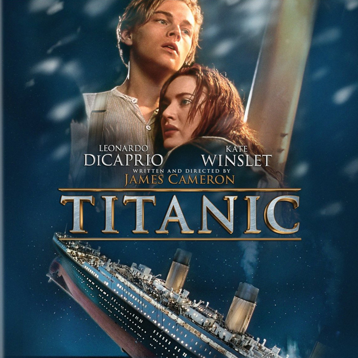 kaset DVD film barat Titanic (1997)