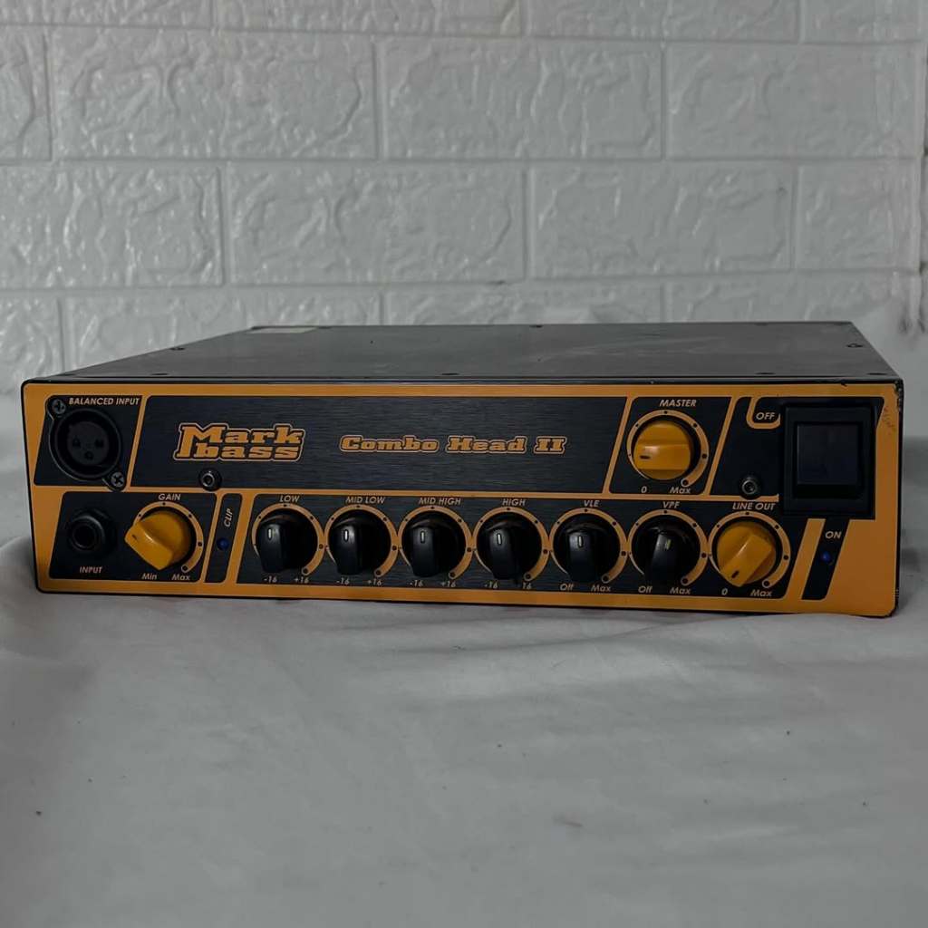 Mark Bass Combo Head II 500W Bass Amplifier n markbass vox ampeg fender aguilar orange darkglass har
