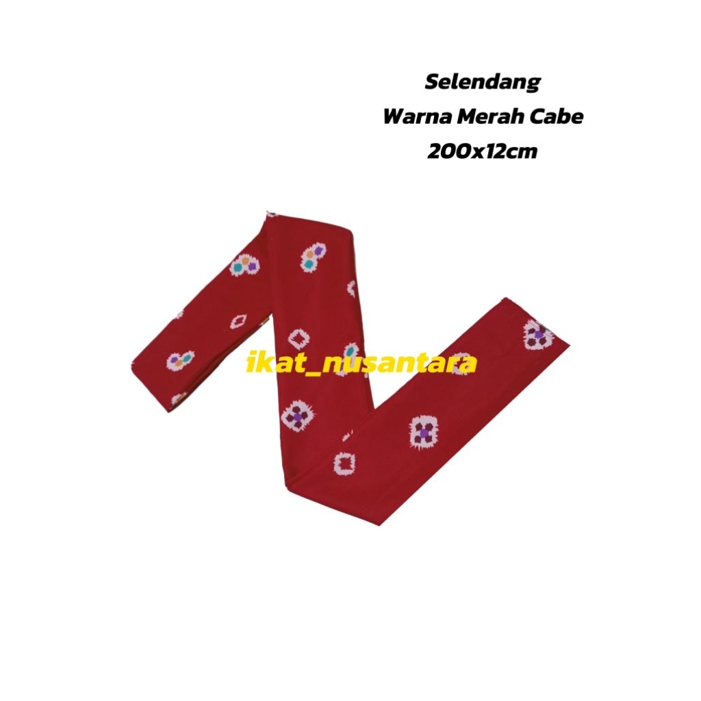 Selendang Jumputan Selendang Kebaya Selendang Jumputan Merah Selendang Jumputan Jawa Selendang Tari 